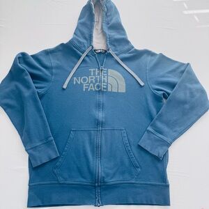 The North Face Men’s Full Zip Hoodie, Blue, M/M, EUC